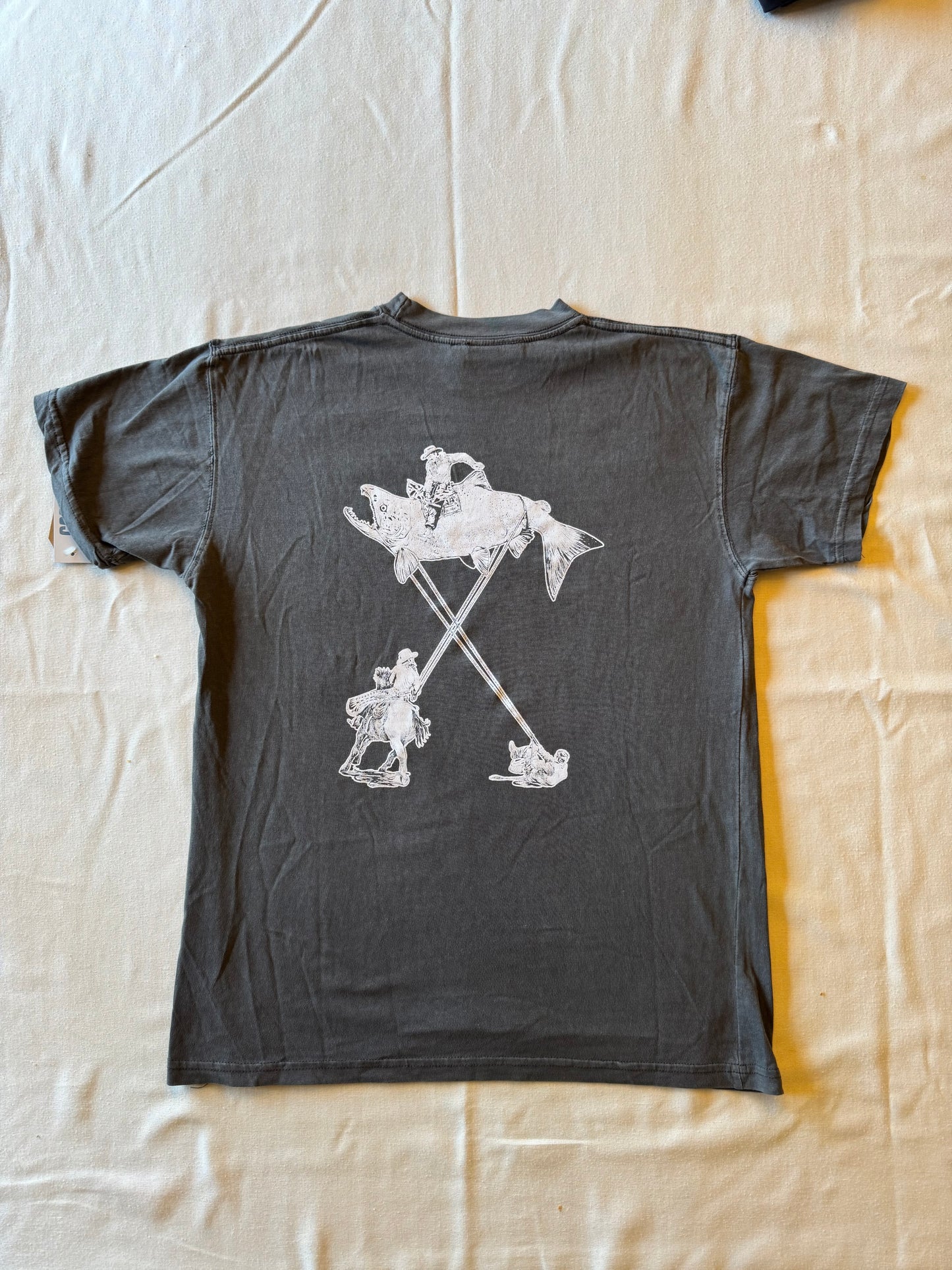 CHARCOAL SALMON RODEO SHIRT