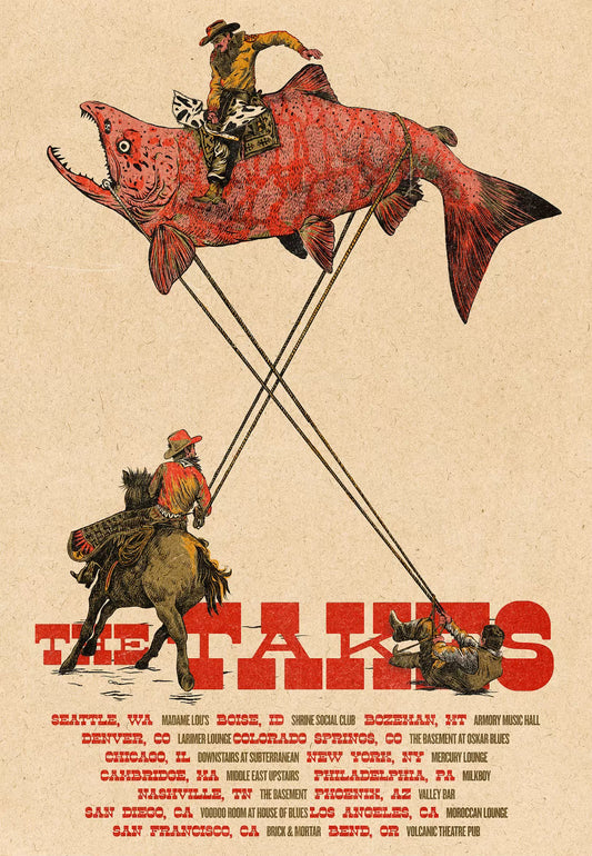 SALMON RODEO TOUR POSTER